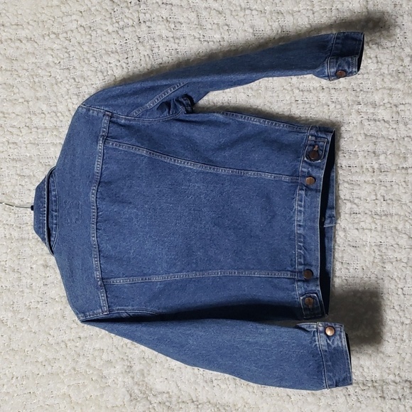 Wrangler made in japan 100% cotton denim jean jacket small - Picture 5 of 9